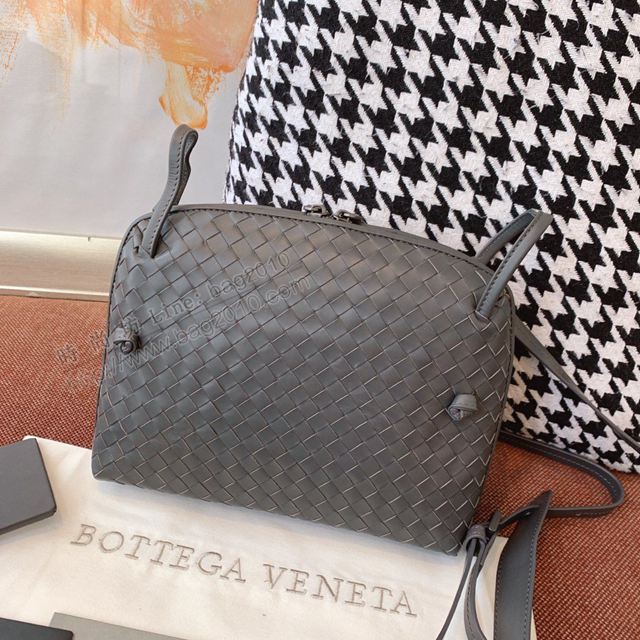 Bottega Veneta女包 寶緹嘉19新款編織胎皮郵差包 BV拉鏈繩結單肩斜挎女包 steny包  gxz1095